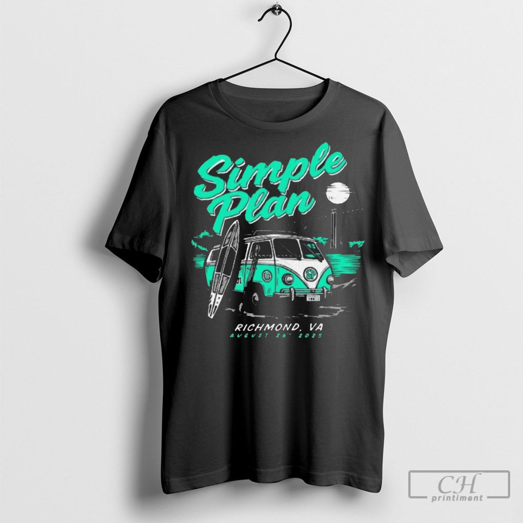 Awesome Simple Plan Richmond Va Allianz Amphitheater At Riverfront August 26 2025 Painting