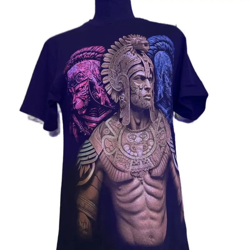 Azteca trilogía T-shirt Tshirt Crewneck Streetwear Hoodie, Sweatshirt | RetroVerseTees.com