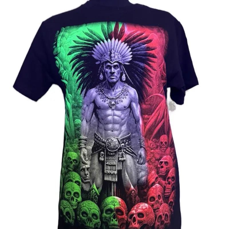 Aztlan guerrero T-shirt Menswear Top Man Hoodie, Sweatshirt | RetroVerseTees.com