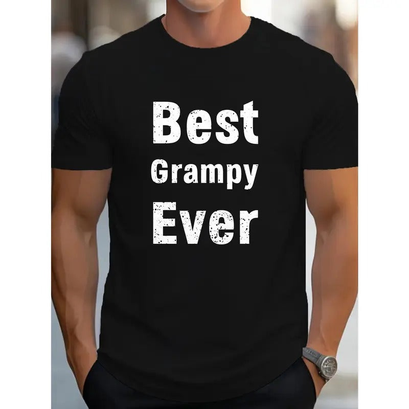 BEST Print Tee Shirt, Casual Short Sleeve T-shirt For Summer, Tees For Men Made in USA Hoodie, Sweatshirt
