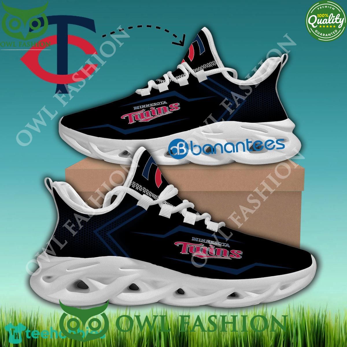 Minnesota Twins MLB Running Sneaker Runway Max Soul Shoes