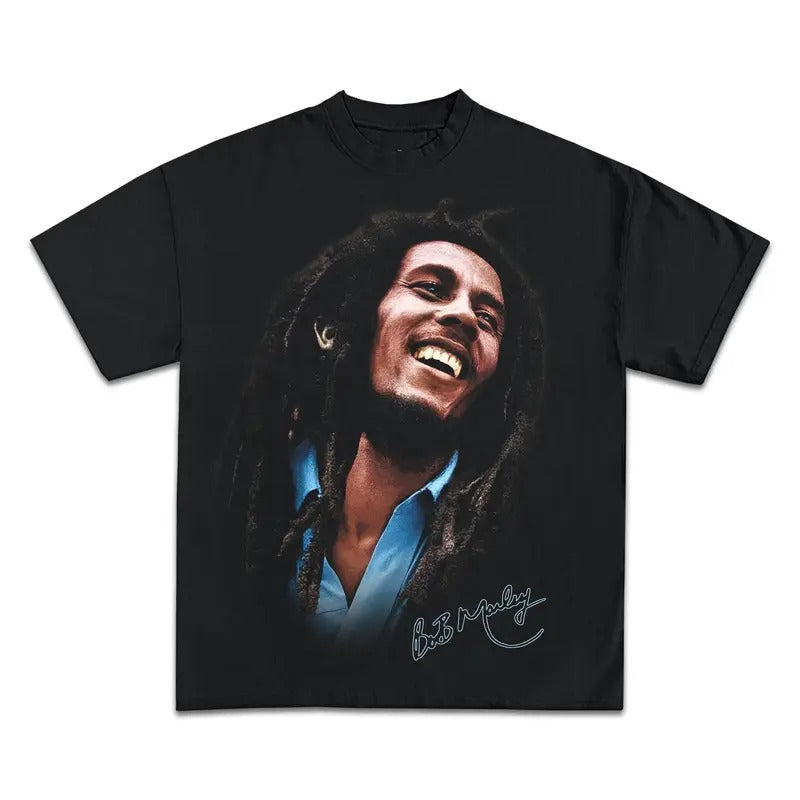 BOB MARLEY  VINTAGE GRAPHIC T-SHIRT - STREETWEAR Hoodie, Sweatshirt | RetroVerseTees.com