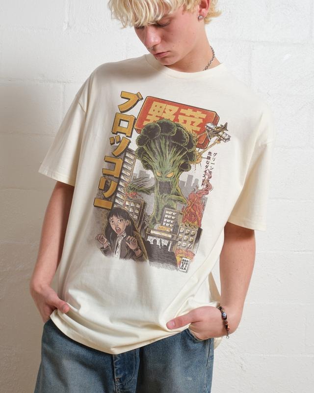 BROCCOZILLA T-SHIRT, Men Summer Fashion Cotton, Cotton Menswear, S to 3XL Soft Top Hoodie, Sweatshirt | RetroVerseTees.com