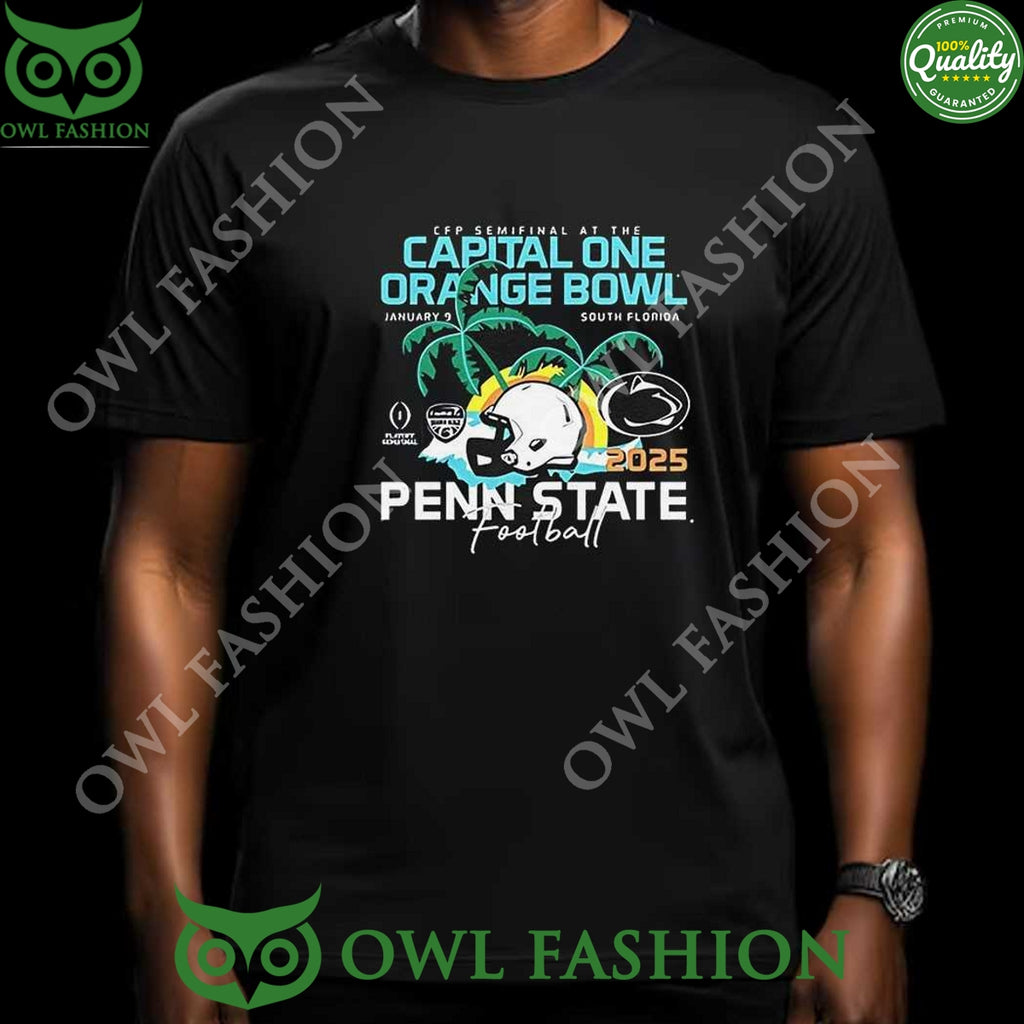 Penn State Nittany Lions Football 2025 Capital One Orange Bowl Bound t Shirt