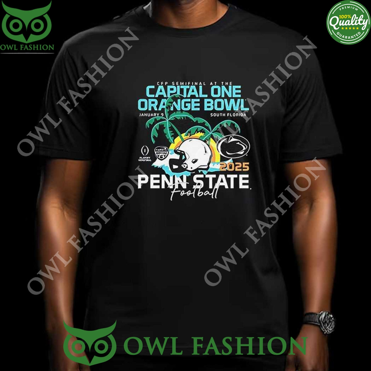 Penn State Nittany Lions Football 2025 Capital One Orange Bowl Bound t Shirt