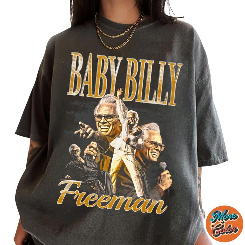 Baby Billy Freeman Tv Show Movie Shirts, Cotton Unisex T-shirt, Crew Neck, Size S- 3XL, Menswear Top, Womenswear Top...