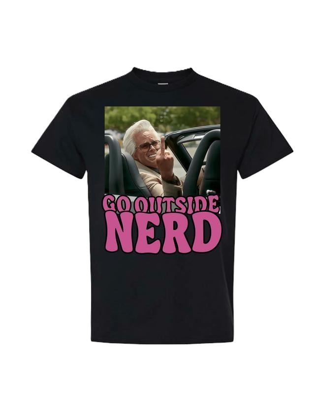 Baby Billy Spiky hair fighters Outside Nerd Shirt For Men