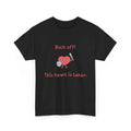 Back Off, This Heart Is Taken, Funny Relationship Unisex Heavy Cotton Tee, Love, Couples Matching Shirt, Humorous Graphic...