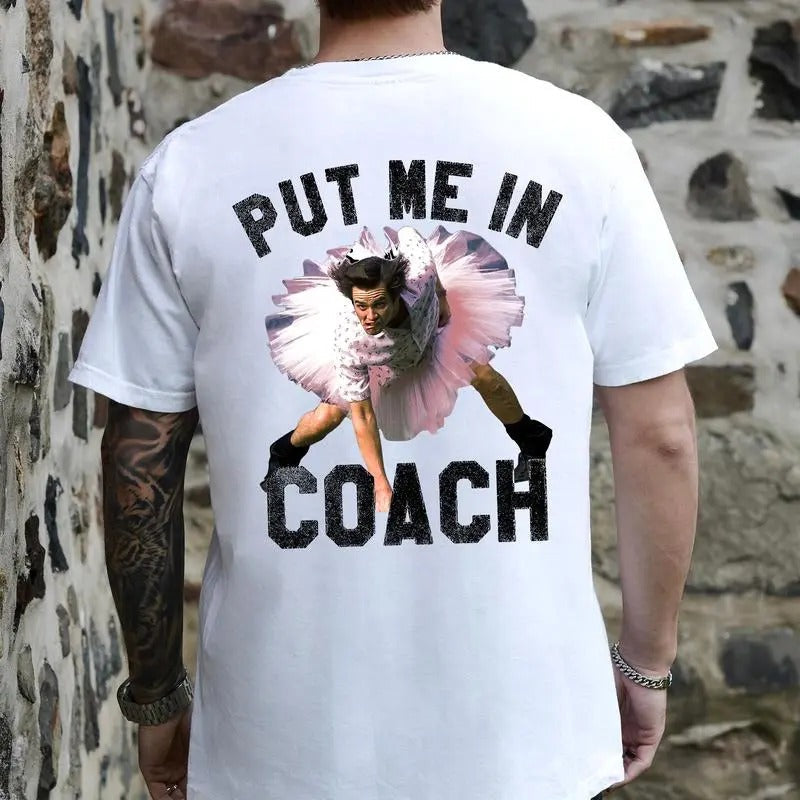 Back Put Me in Coach Shirtsweatshirt.hoodie, Funny Jim Carey Tshirt Sweatshirt Hoodie | RetroVerseTees.com