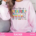 Back To School Battery Life Of A Teacher T-Shirt Shirt, Back To School Tee Digital Download, Teacher Life Hoodie Shirt,...