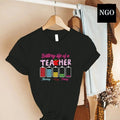 Back To School Funny Teacher Tee, Battery Life of a Teacher, Funny Teacher Gift, Teacher Life Shirt, Teacher Battery...