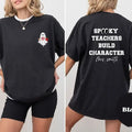 Back To School Spooky Teachers Build Character Custom Halloween Teacher Tshirt Cute Teacher Personalized Gift Funny...