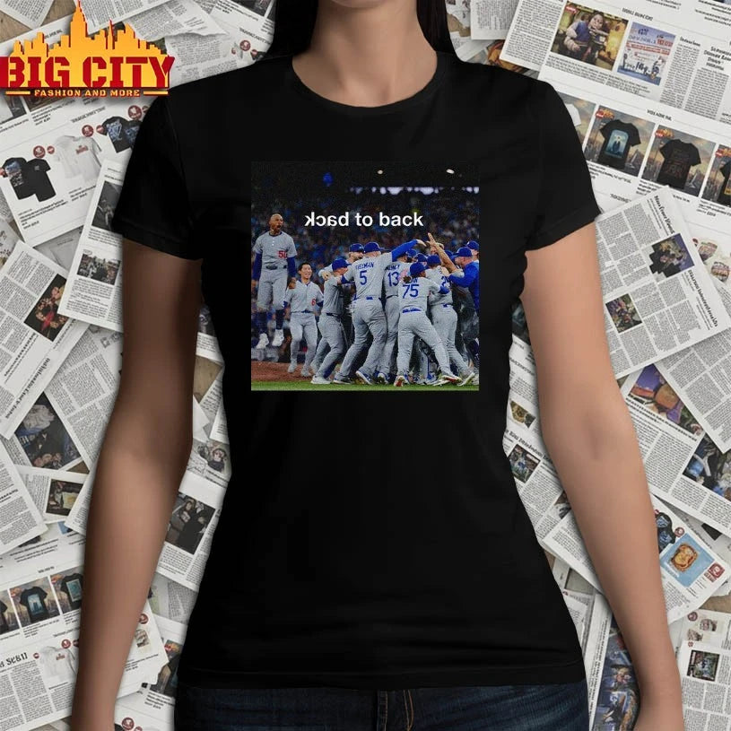 Back to Back Los Angeles Champions Photo Shirt