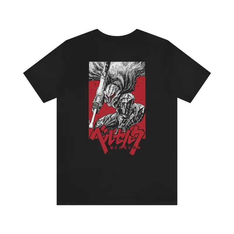 BackPrint Berserk Armor Tee - Anime Style Streetwear Hoodie, Sweatshirt | RetroVerseTees.com