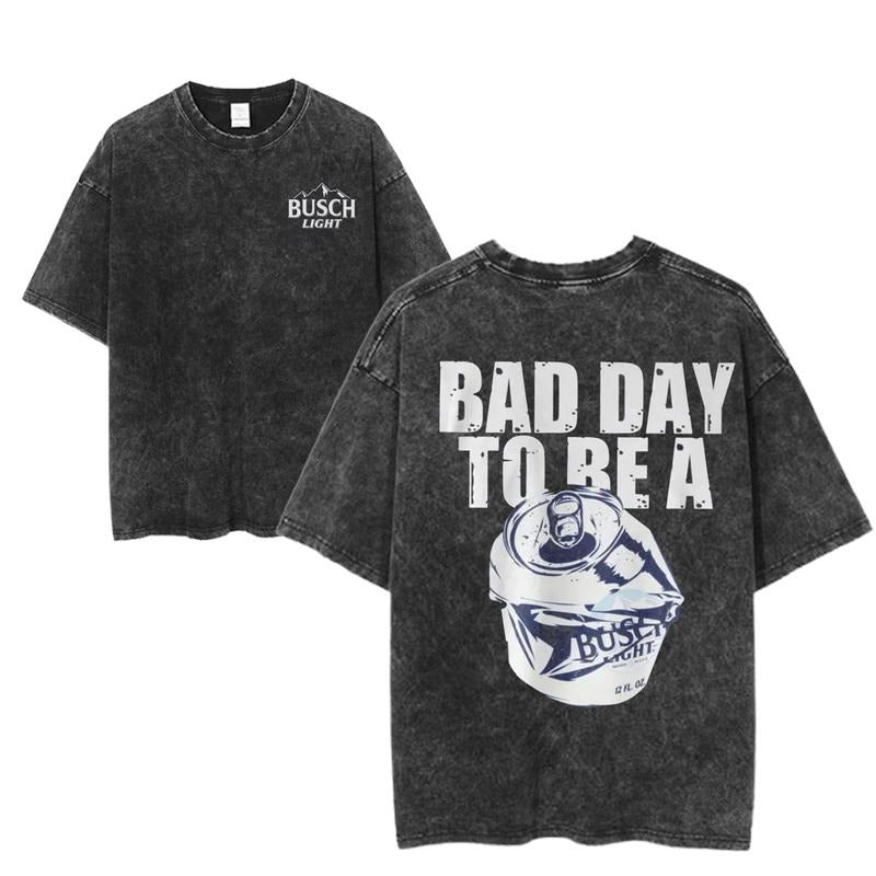 Bad Day To Be A Busch Light Graphic Tee, Funny Beer Can Shirt, Party Drinking Tee, Country Tailgate Style, Unisex...