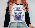 Bad Decisions Unisex Shirt, Funny Racoon Shirt Available in Long Sleeve, Raglan or Short Sleeve Hoodie, Sweatshirt