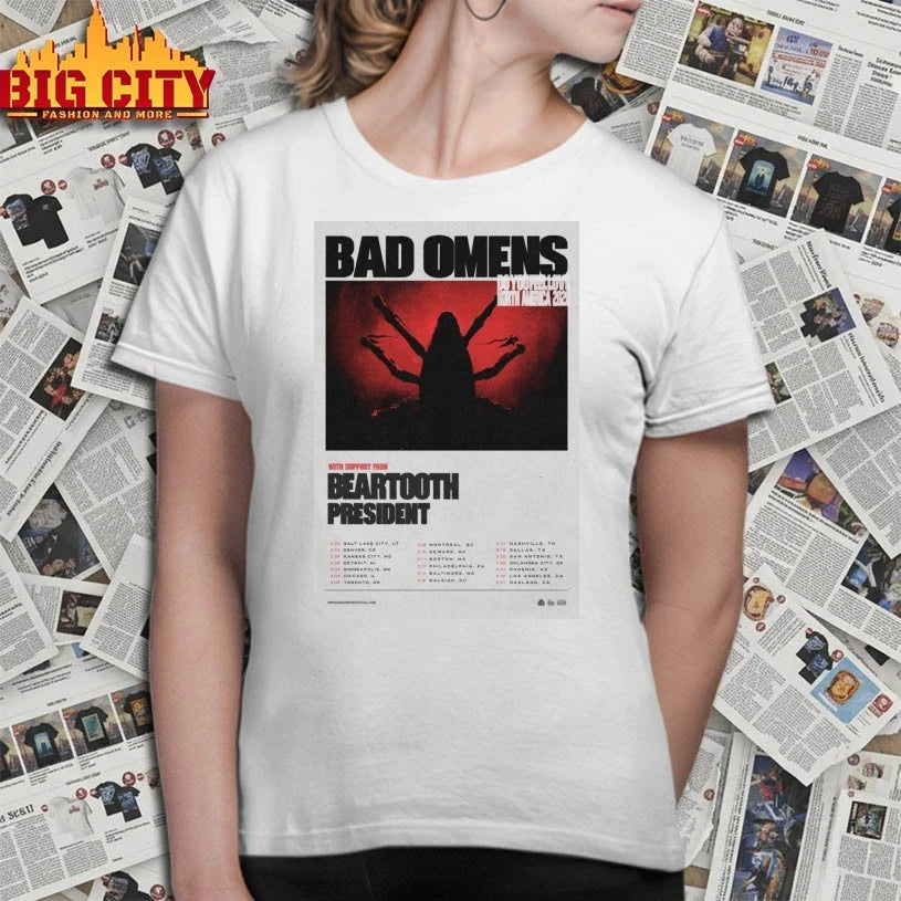 Bad Omens North America New Tour 2026 Poster shirt