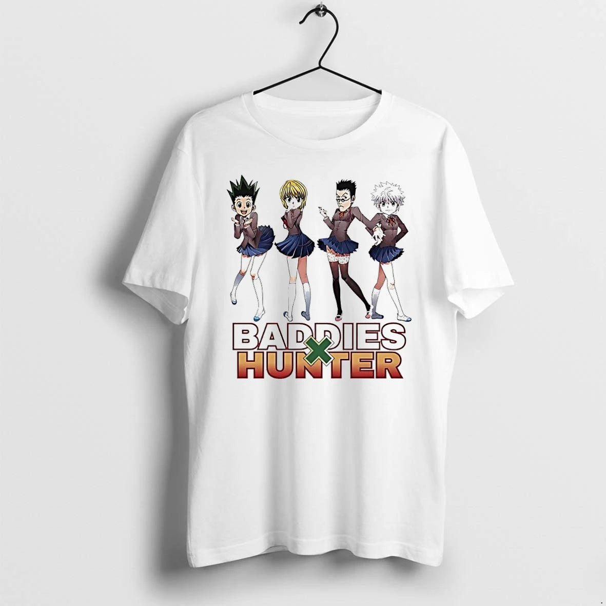 Baddies X Hunter Gon Freecss Kurapika Leorio Paradinight And Killua Zoldyck Tshirts Sweater