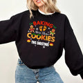 Baking More Than Cookies This Christmas Sweatshirt, Maternity Shirt, Pregnancy Christmas Shirt, Pregnancy Announcement...