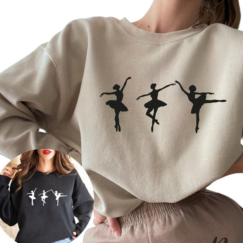 Ballet Sweatshirt, Gift For Dancer, Ballet Dance Sweatshirt for Women T-Shirts, Hoodie | RetroVerseTees.com