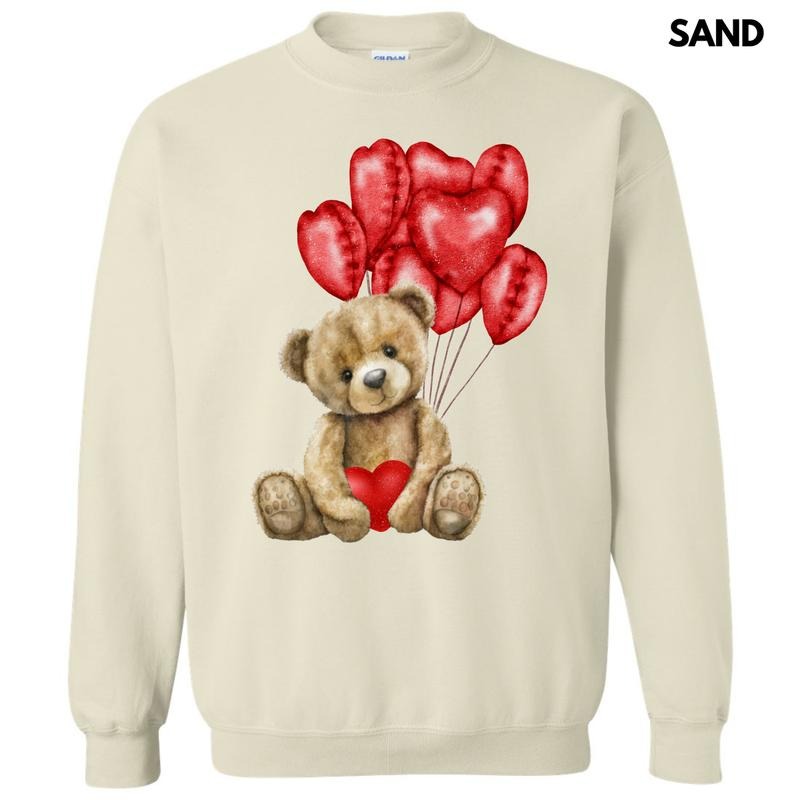 Balloon Valentine Bear Sweatshirt 'NLB' T-Shirts, Hoodie | RetroVerseTees.com