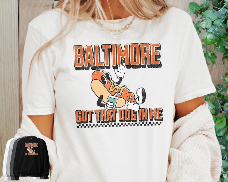 Baltimore Baseball Shirt, Baltimore Vintage Shirt, Game Day Shirt Hoodie, Sweatshirt | RetroVerseTees.com