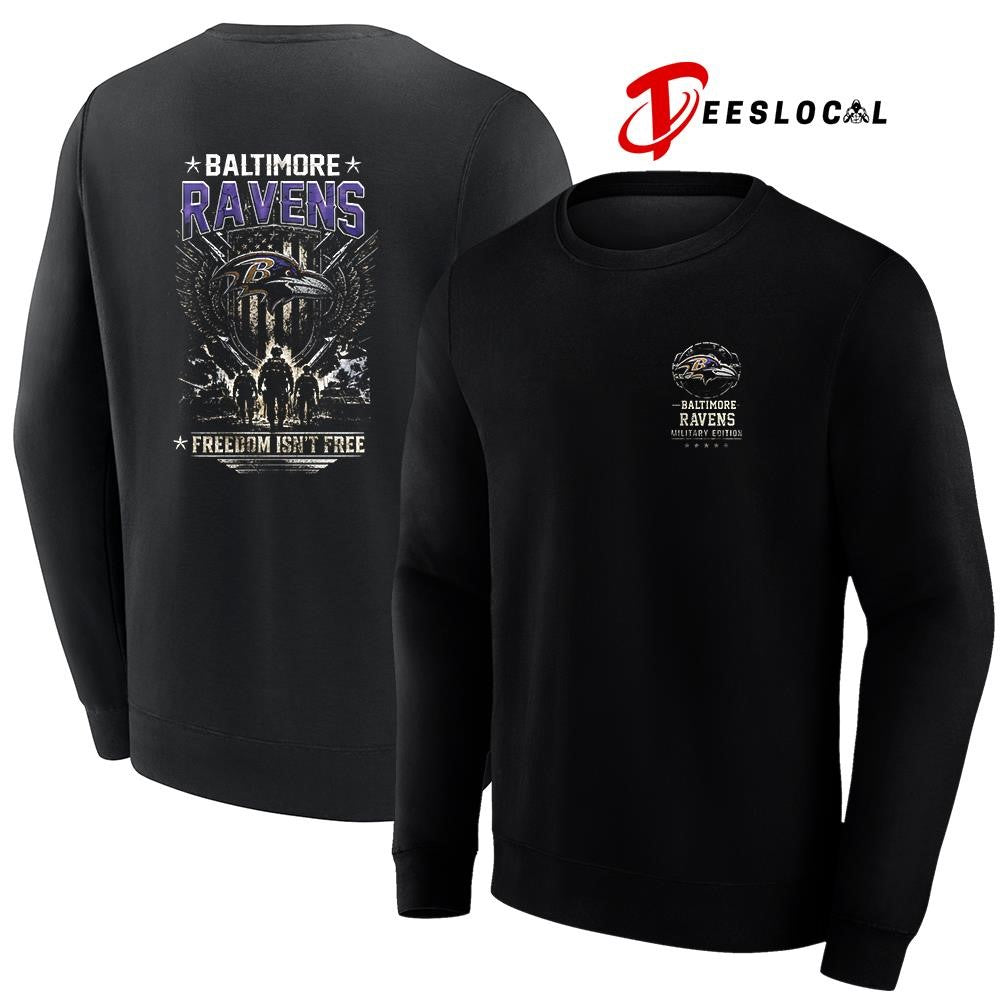 Baltimore Ravens freedom isn’t free team military graphic shirt