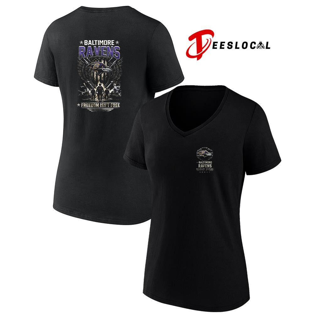 Baltimore Ravens freedom isn’t free team military graphic shirt