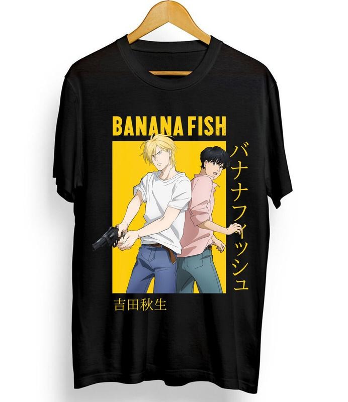 Banana Fish Ash Lynx Eiji Okumura Card Anime New Unisex T-Shirt S-4XL Hoodie, Sweatshirt | RetroVerseTees.com