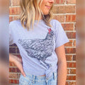 Bandana Chicken Graphic Tee Hoodie, Sweatshirt | RetroVerseTees.com