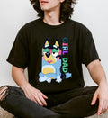 Bandit Girl Dad Shirt, Cartoon Fathers Day Shirt, Funny Bluey Shirt, Grandpa Shirt, Sarcastic Bluey Dad Tee Hoodie,...