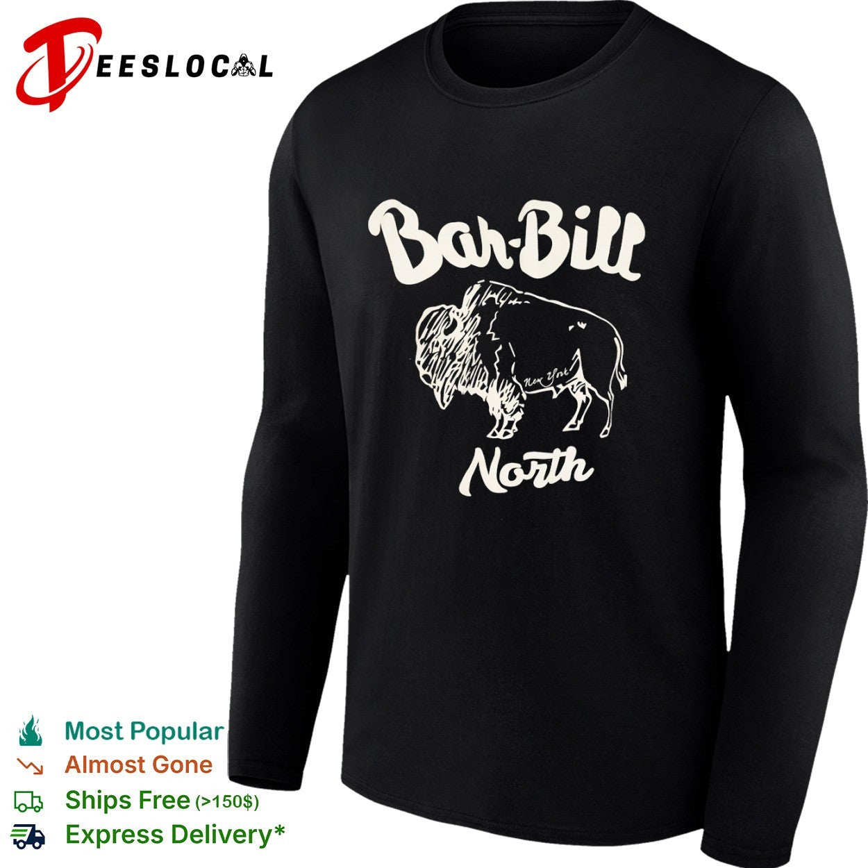 Bar Bill North Buffalo New York American Bison shirt