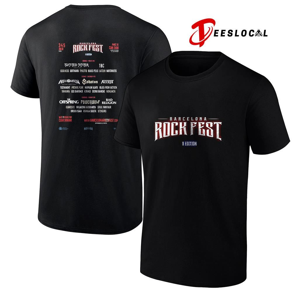Barcelona Rock Fest 2026 Parc de Can Zam Santa Coloma de Gramenet shirt