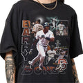 Barry Bonds 90s Vintage Bootleg Style T-Shirt, Classic Retro Graphic Unisex Tee Gift For Men and Women Hoodie, Sweatshirt