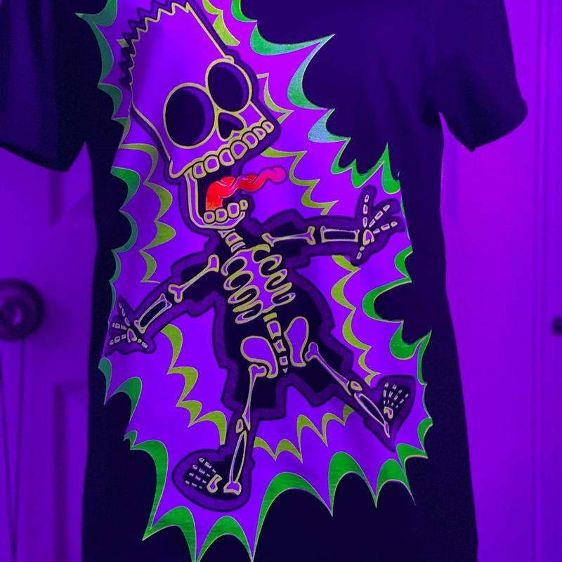 Bart t-shirt Casual Cotton Black Menswear Hoodie, Sweatshirt | RetroVerseTees.com