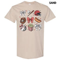 Baseball Bow Collage Gildan Short Sleeve T-Shirt Hoodie, Sweatshirt | RetroVerseTees.com