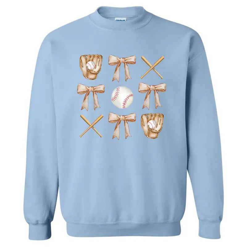 Baseball Collage Coquette Sweatshirt 'NLB' T-Shirts, Hoodie | RetroVerseTees.com