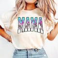 Baseball Mama Drip Varsity Glitter Tshirt, Brushstroke Baseball Coquette Tee, Game Day Baseball Shirt, Basseball Mama...