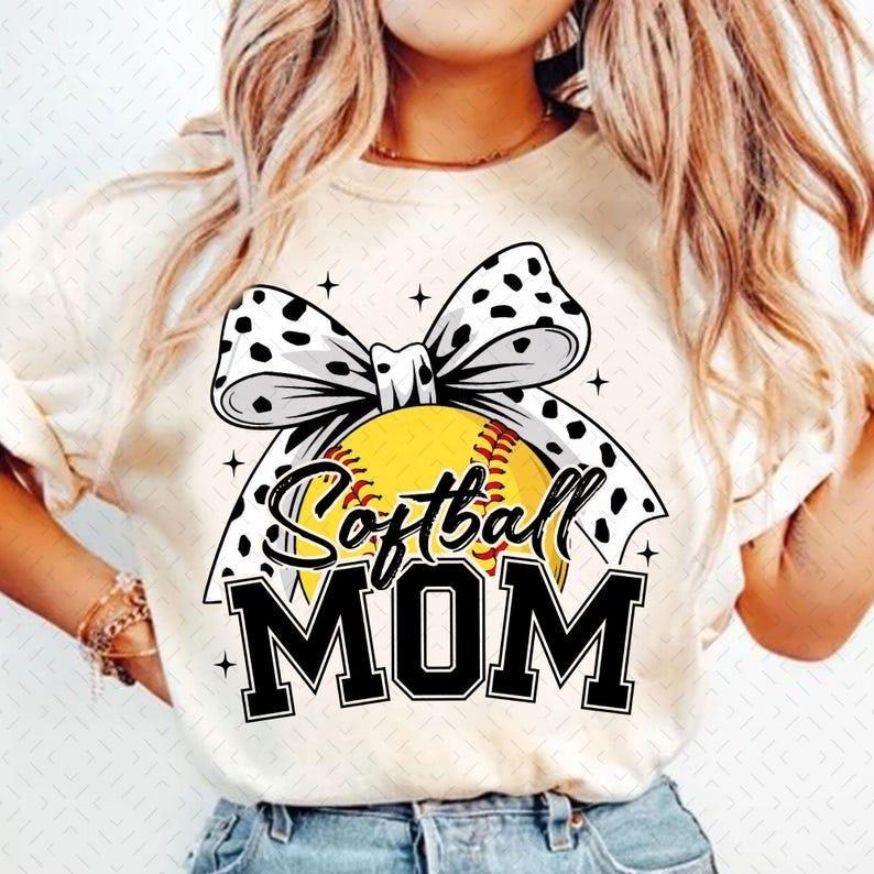 Baseball Mama Shirt, Polka Dot Bow sweatshirt, Game Day Mama Shirt, Proud T-Shirt Hoodie | RetroVerseTees.com