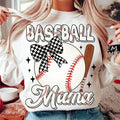 Baseball Mama Sweatshirt Baseball Coquette Bow Baseball Mom Retro Baseball Game Day Sports T-Shirts, Hoodie