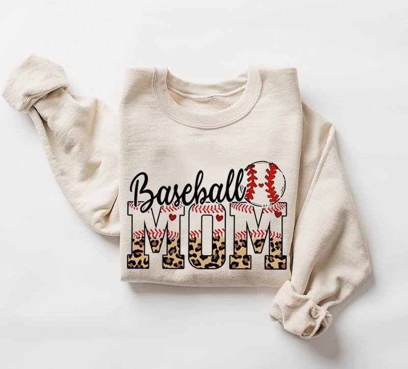 Baseball Mama Sweatshirt, Baseball Mom Sweatshirt Womenswear Hoodie Sweaters Tops style 02 T-Shirts | RetroVerseTees.com