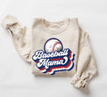 Baseball Mama Sweatshirt, Baseball Mom Sweatshirt Womenswear Hoodie Sweaters Tops T-Shirts | RetroVerseTees.com