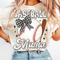 Baseball Mama T-Shirt, Baseball Coquette Bow T-Shirt, Retro Baseball T-Shirt, Game Day, Coquette Bow Sports T-Shirt,...