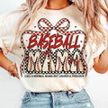 Baseball Mama T-Shirt, Coquette Bow T-Shirt, Cheer Baseball Mom T-Shirt, Baseball T-Shirt, Game Day Sports T-Shirt Retro...