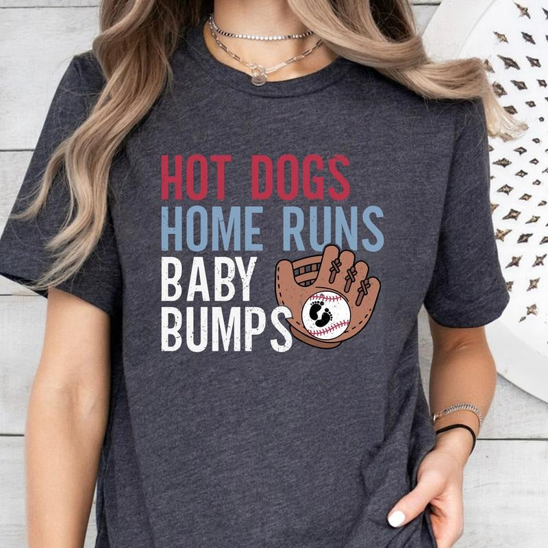 Baseball Pregnancy Announcement Shirt, Game Day Baby Reveal Maternity T-Shirt, Funny Baseball Reveal Tee, Im Pregnant...