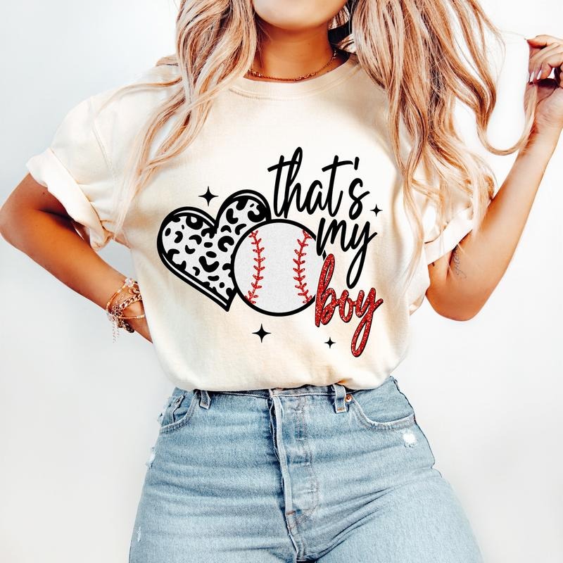 Baseball T-Shirt, Baseball Mom T-Shirt, Baseball Mama T-Shirt, Thats My Boy T-Shirt Hoodie, Sweatshirt | RetroVerseTees.com