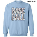 Baseball Words Sequin Patch Sweatshirt T-Shirts, Hoodie | RetroVerseTees.com