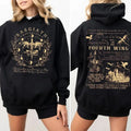 Basgiath War College 2 Sided Sweatshirt, Fourth Wing Shirt, The Empyrean Series, Violet Sorrengail Fantasy Book Hoodie,...