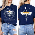 Basgiath War College 2 Sided Sweatshirt, Fourth Wing Sweatshirt, Dragon Sweatshirt, Fantasy Reader Shirt, Bookish Dragon...