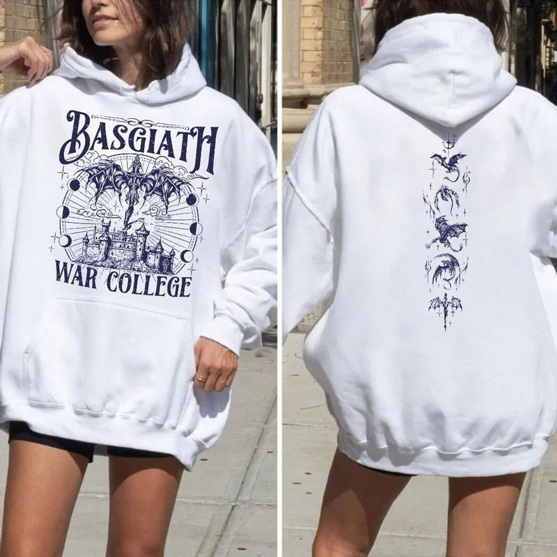 Basgiath War College Double Sides Shirt, Dragon Riders Shirt, Fly Or Die Tee, Riders Quadrant Tee, Fourth Wing Shirt,...